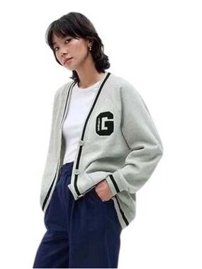 Gap Letterman Cardigan 1969 Vtg G Sweater Sweatshirt Men Small Unisex  Oversized